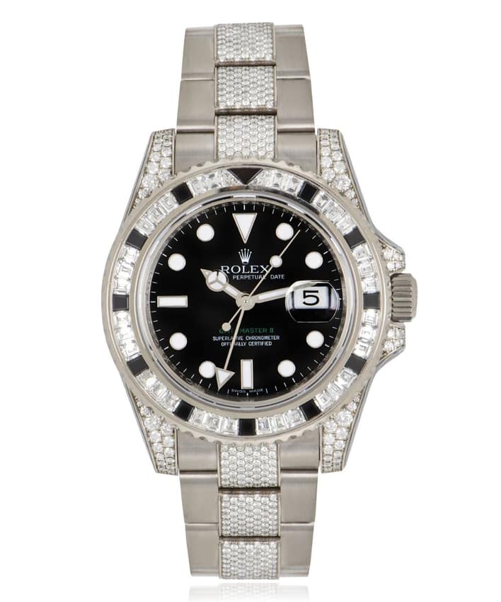 Rolex GMT-Master II 116759 SANR, Black dial, 40mm White Gold