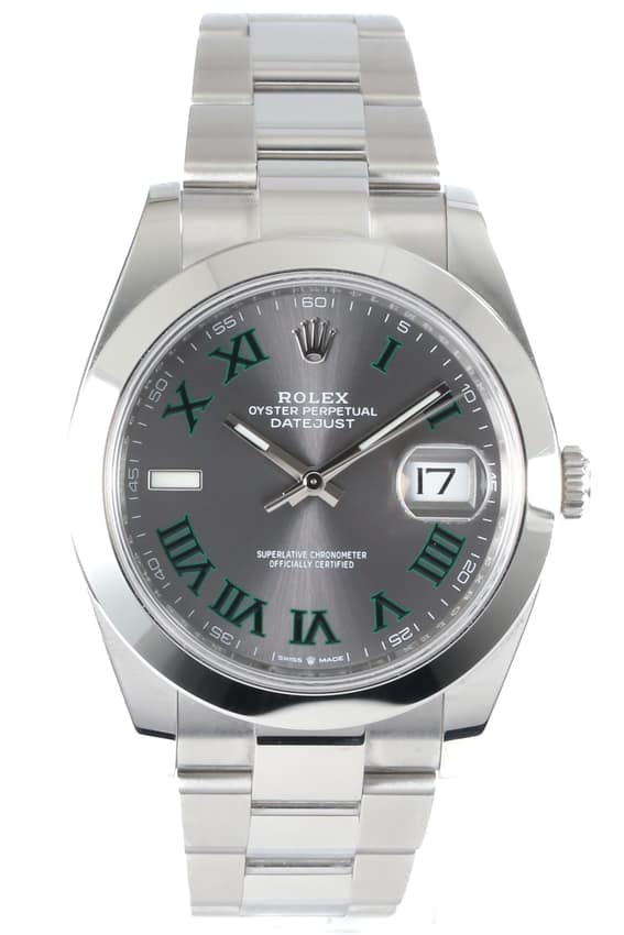 Rolex Datejust 126300, Slate dial, 41mm Oystersteel