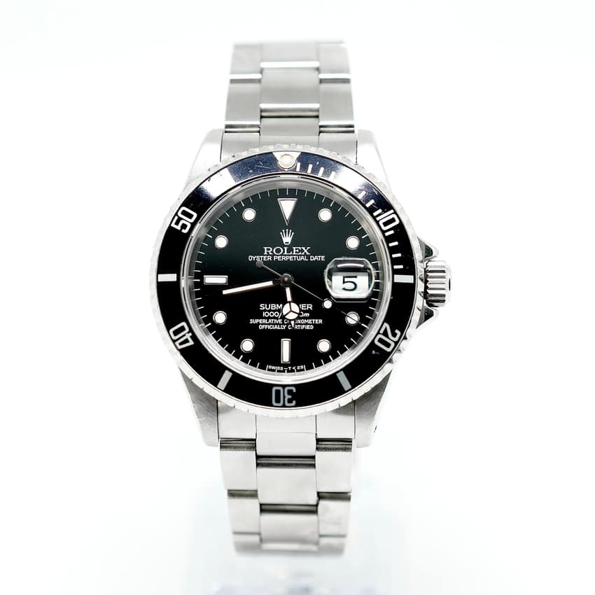 Rolex Submariner 16610, Black dial, 40mm Oystersteel