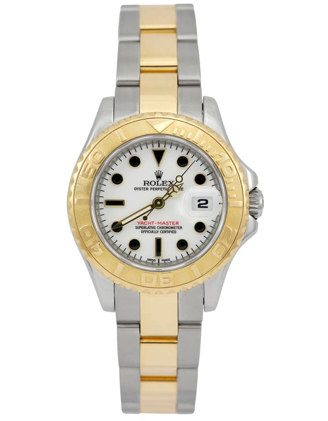 Rolex Yacht-Master 169623, Mother-of-Pearl dial, 29mm Steel & Yellow Gold