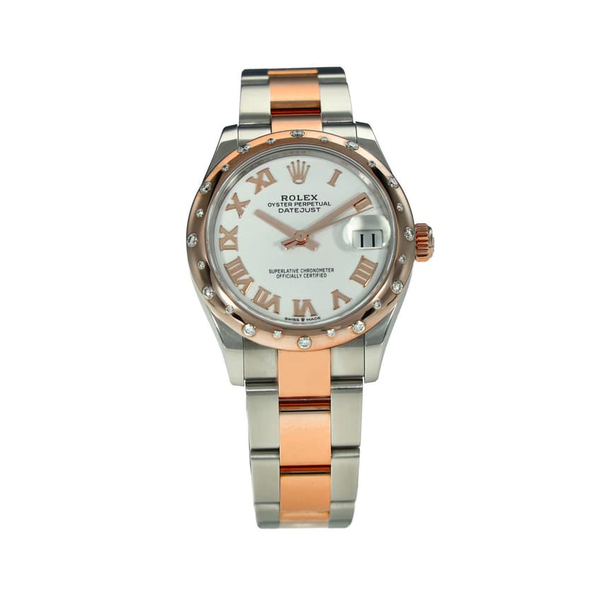 Rolex Lady-Datejust 278341-rbr, Mother-of-Pearl dial, 31mm Steel & Everose Gold
