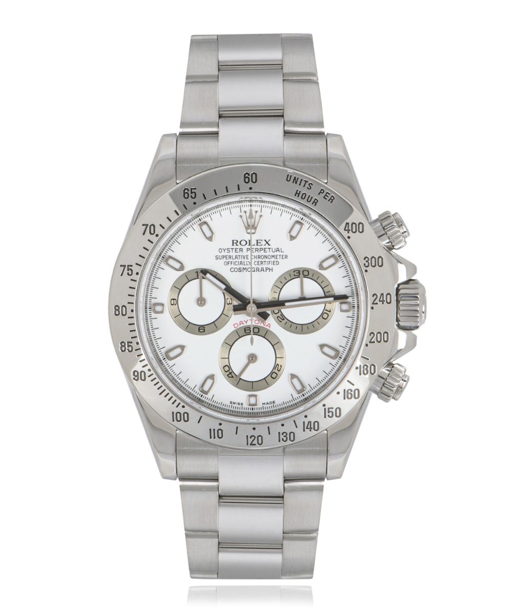 Rolex Cosmograph Daytona 116520, White dial, 40mm Oystersteel