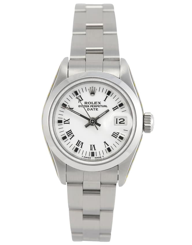 Rolex Lady-Datejust 69160, White dial, 26mm Oystersteel