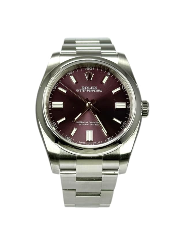 Rolex Oyster Perpetual 116000, Brown dial, 36mm Oystersteel