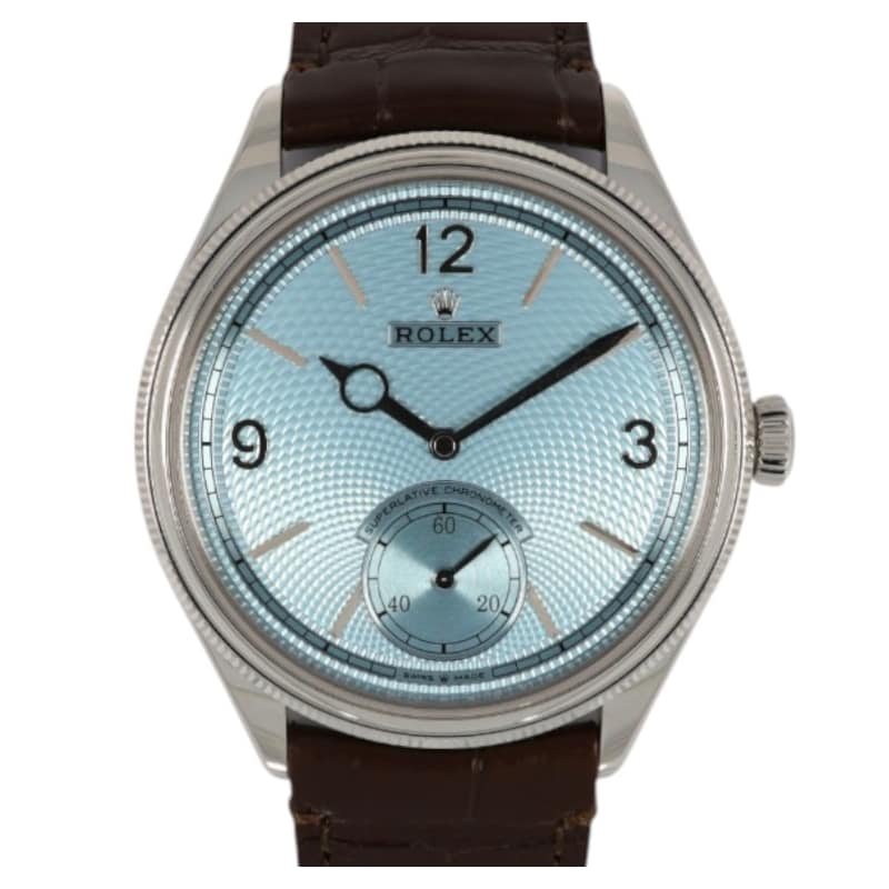 Rolex Perpetual 1908 52506, Ice Blue dial, 39mm Platinum