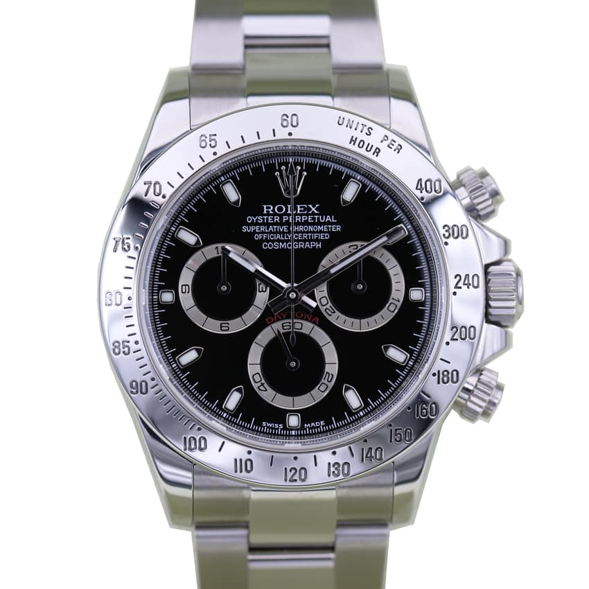 Rolex Cosmograph Daytona 116520, Black dial, 40mm Oystersteel