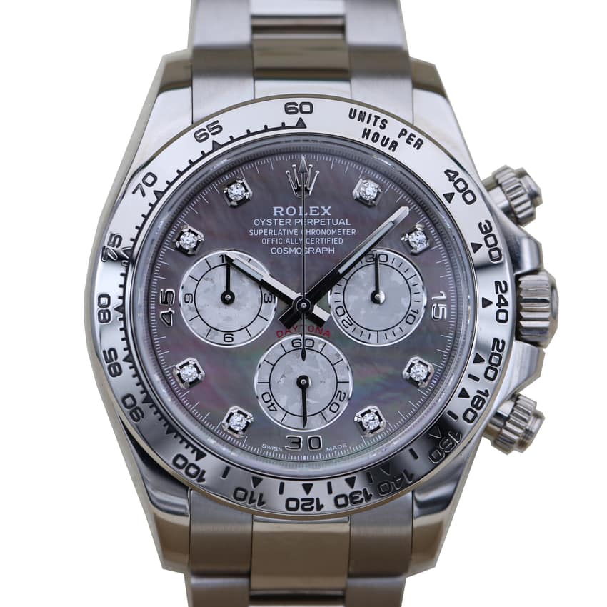 Rolex Cosmograph Daytona 116509, Slate dial, 40mm White Gold