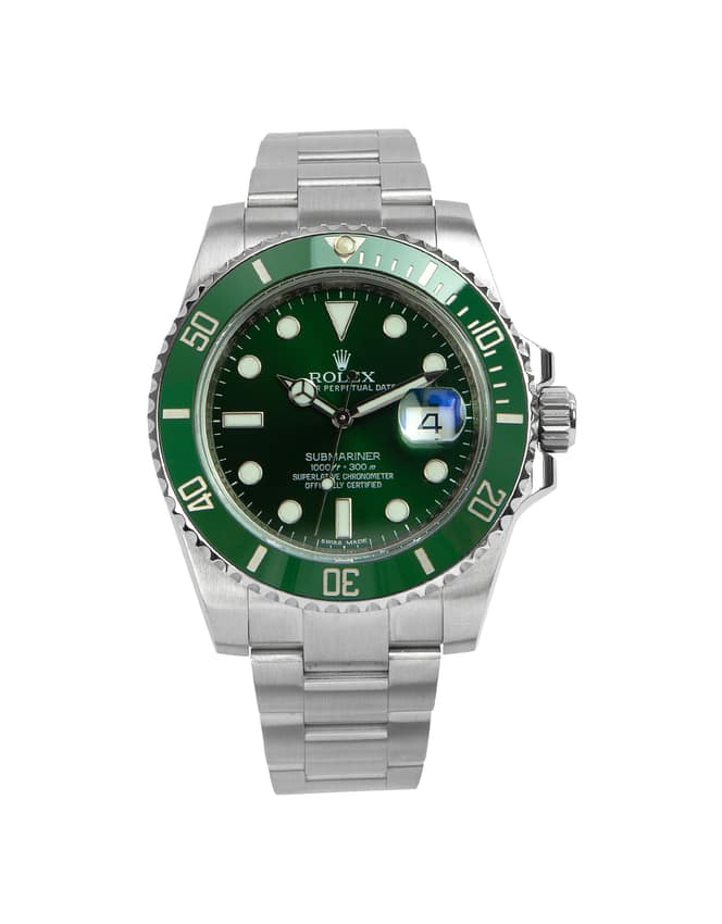 Rolex Submariner 116610 LV, Green dial, 40mm Oystersteel