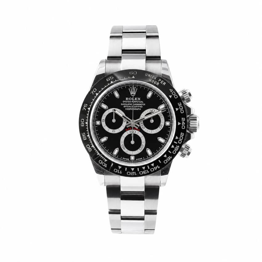 Rolex Cosmograph Daytona 116500 LN, Black dial, 40mm Oystersteel
