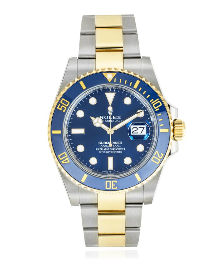 Rolex Submariner 126613 LB, Blue dial, 41mm Steel & Yellow Gold
