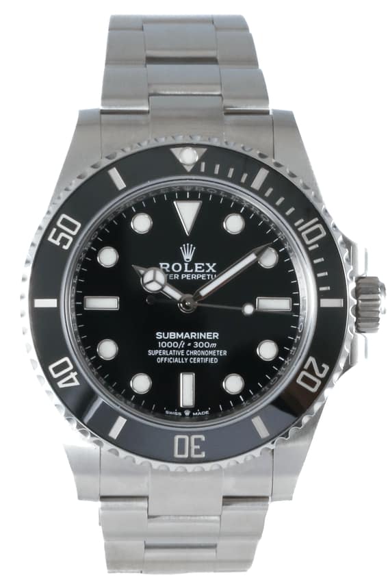 Rolex Submariner 124060, Black dial, 41mm Oystersteel