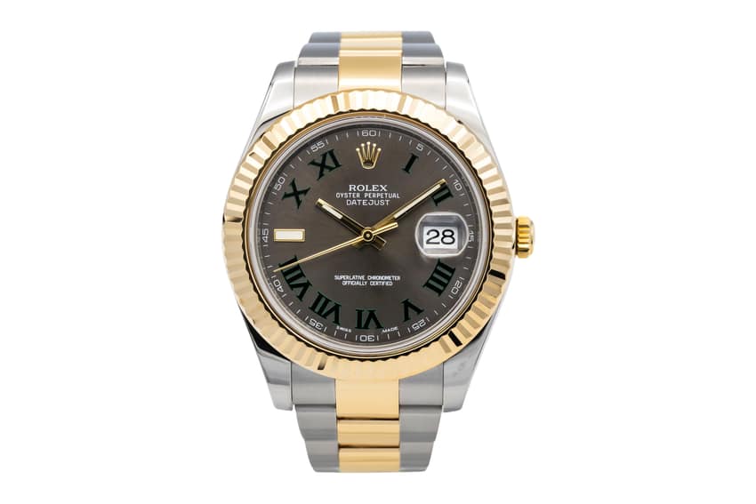 Rolex Datejust 116333, Slate dial, 41mm Steel & Yellow Gold