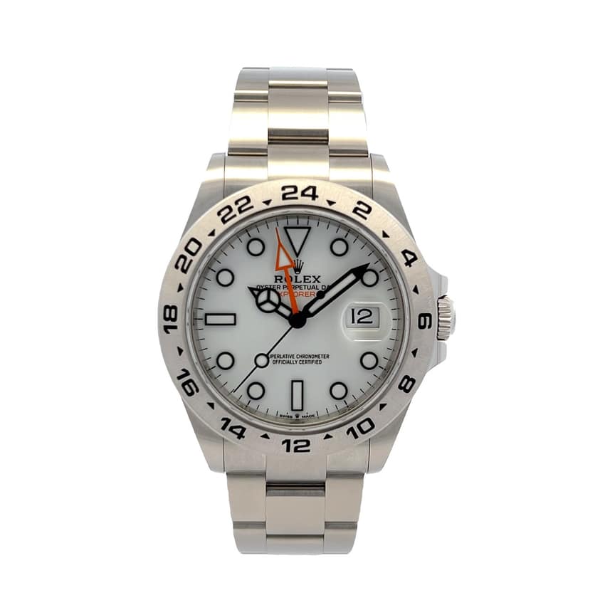 Rolex Explorer II 226570, Silver dial, 42mm Oystersteel