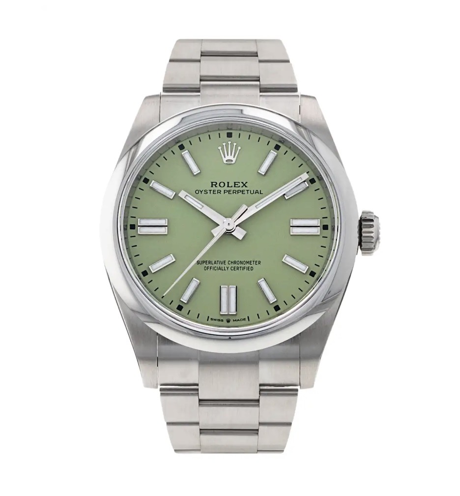 Rolex Oyster Perpetual 126000, Green dial, 36mm Oystersteel
