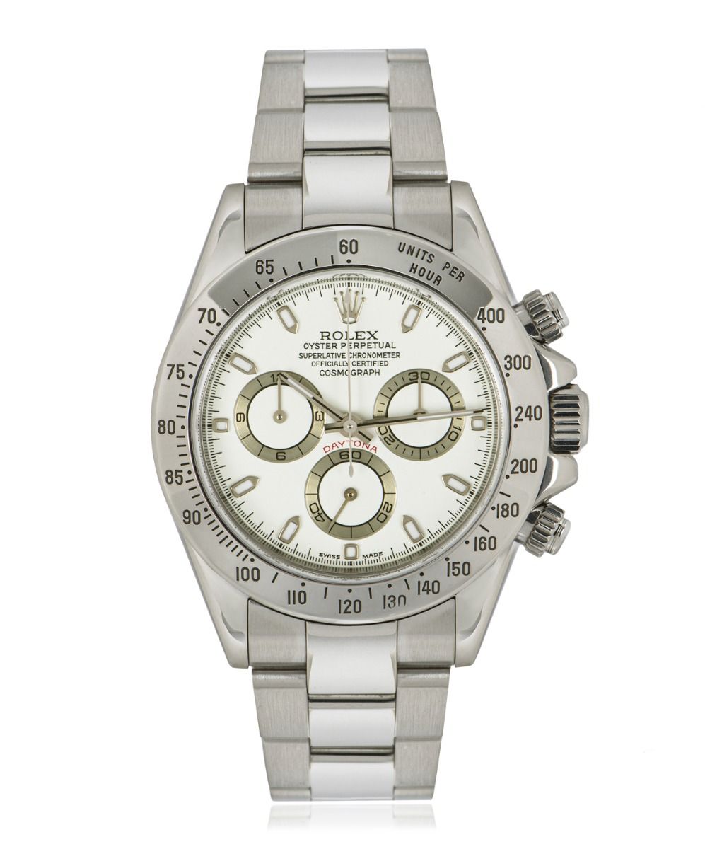 Rolex Cosmograph Daytona 116520, White dial, 40mm Oystersteel
