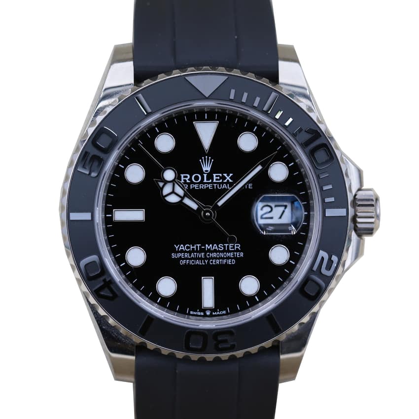 Rolex Yacht-Master 226659, Black dial, 37mm White Gold