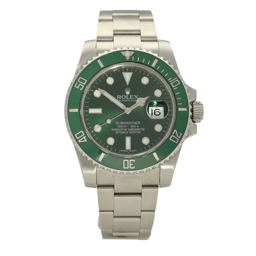 Rolex Submariner 116610 LV, Green dial, 40mm Oystersteel