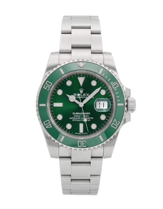 Rolex Submariner 116610 LV, Olive Green dial, 40mm Oystersteel