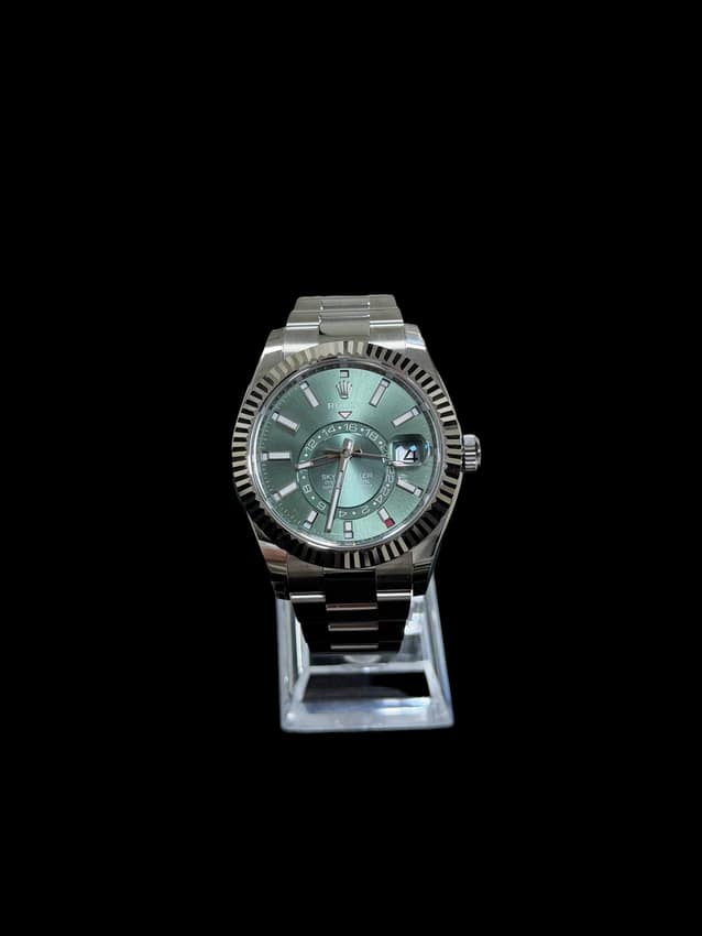 Rolex Sky-Dweller 336934, Slate dial, 42mm Steel & White Gold